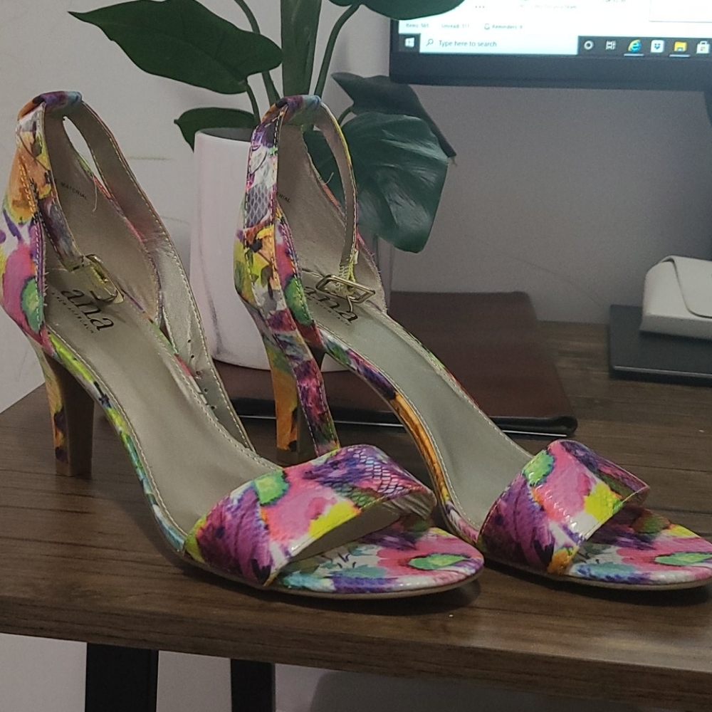Colorful summer heels